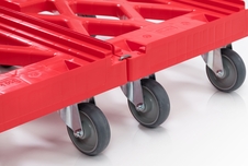 Connectin part for plastic trolley HL