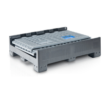 Folding box 120x100x97,5 with 4 feet  - 2 x loading window