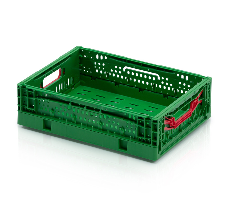 Foldable perforated crate 40x30x12