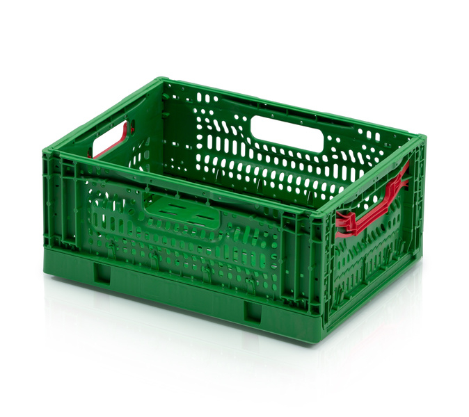 Foldable perforated crate 40x30x18