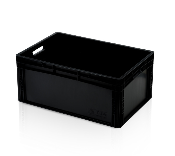 EURO crate 60x40x27 rec. black