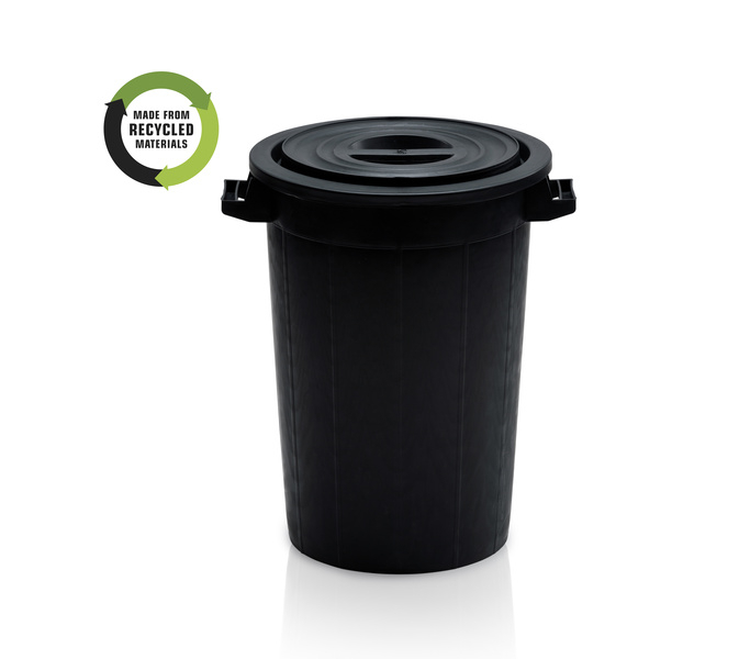 Container 75 l black rec.