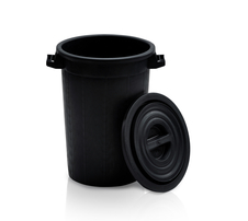 Container 75 l black rec.