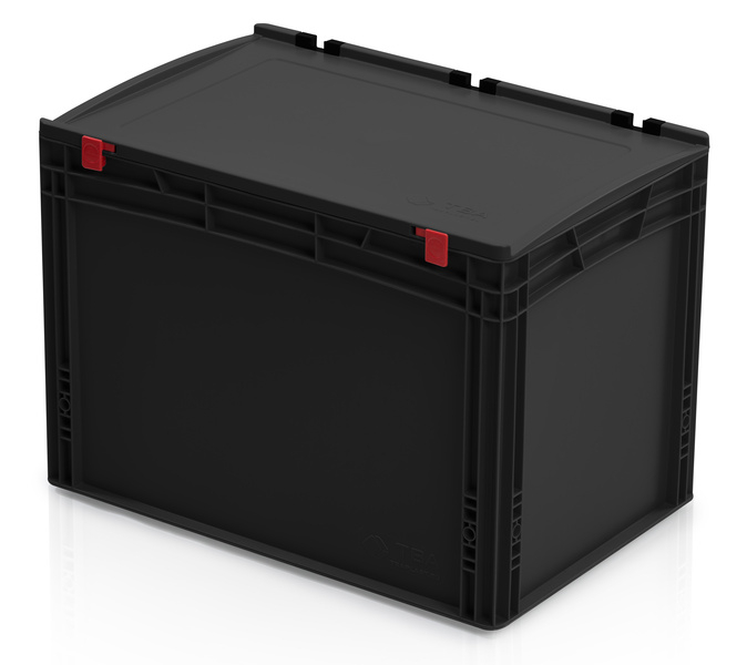ESD EURO crate 60x40x43,5 with lid
