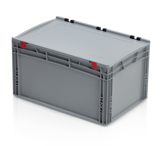 EURO crate 60x40x33,5 with lid closed handle