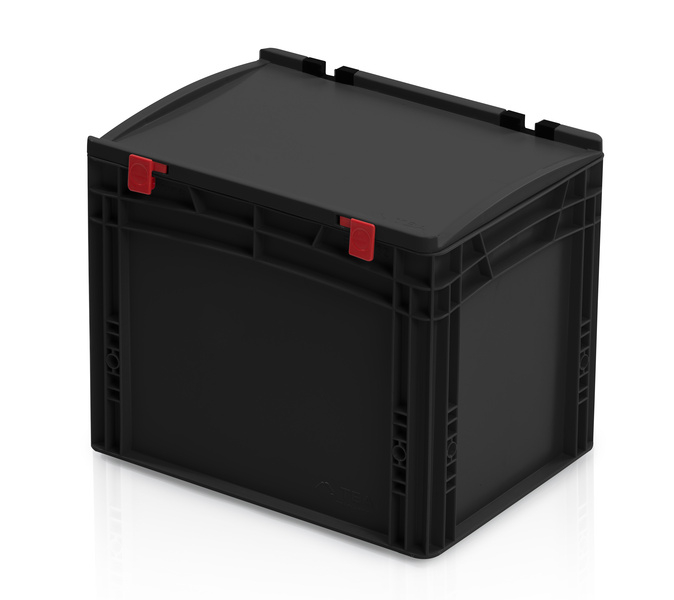 ESD EURO crate 40x30x33,5 with lid