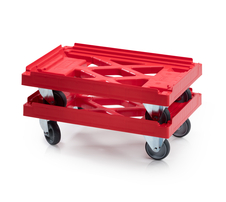 Transport trolley HL 2 steering + 2 fixed wheels