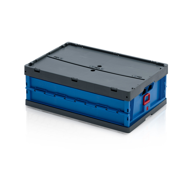 Folding crate 60x40x22 with lid