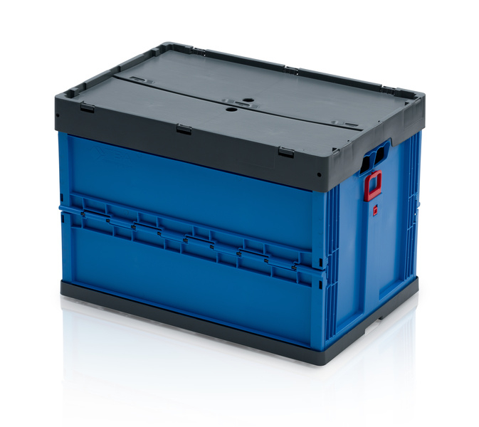 Folding crate 60x40x42 with lid