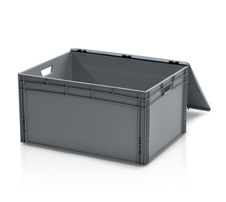 EURO crate 80x60x43,5 with lid