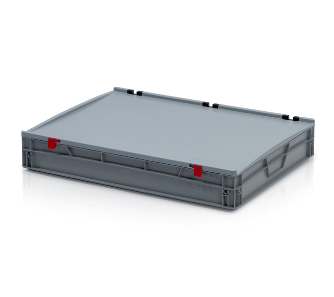 EURO crate 80x60x13,5 with lid