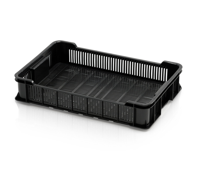 Crate for fruit and vegetables small, rec.