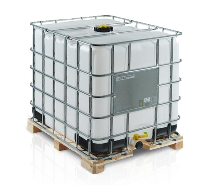 IBC container 1000 l new container on wooden pallet REKO