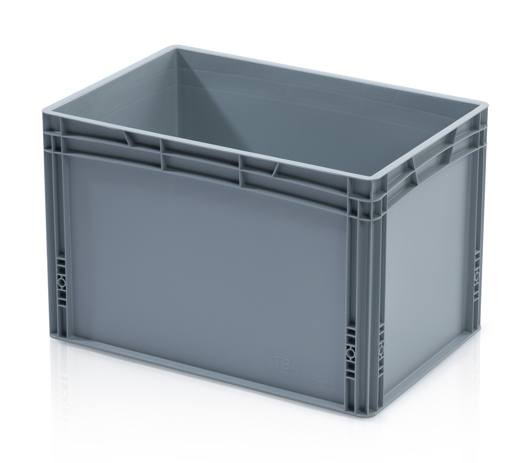 EURO crate 60x40x40 with a reinforced bottom and drain holes
