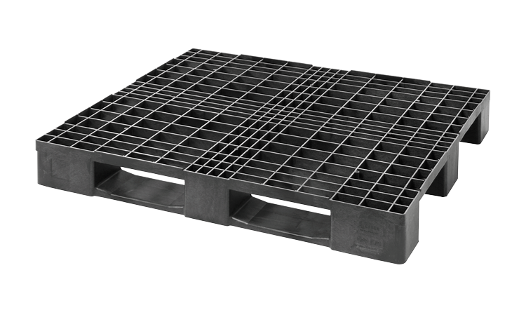 Plastic pallet perforated ECO 120x100 - 3 skids