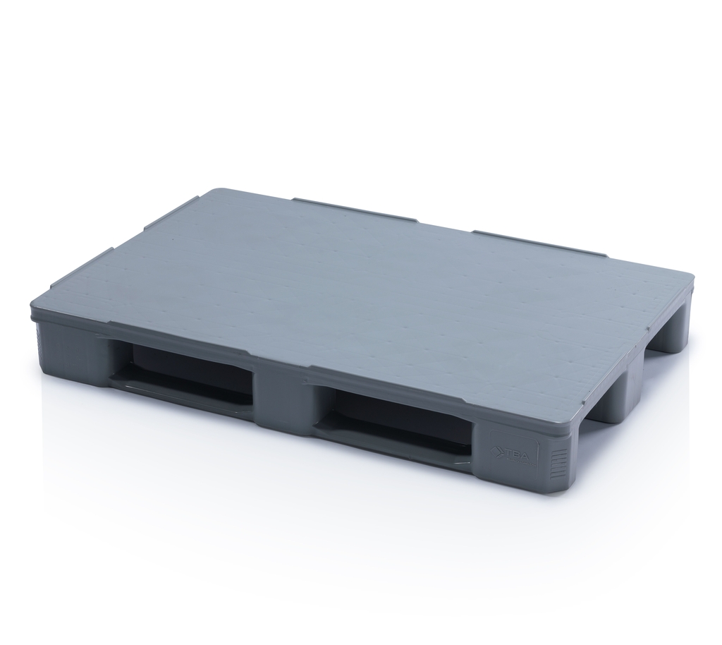 Plastic hygienic pallet 120x80 with smooth surface