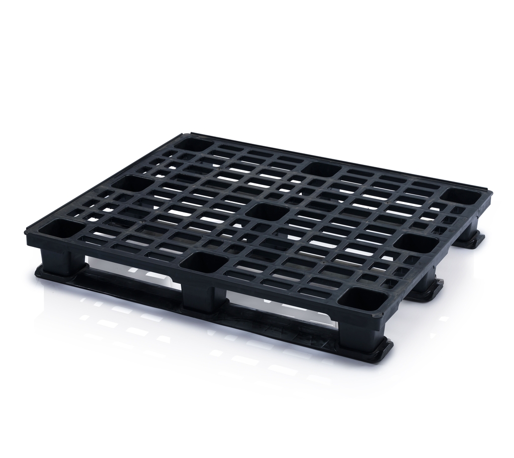 ESD stackable pallet 120x100 with 3 skids
