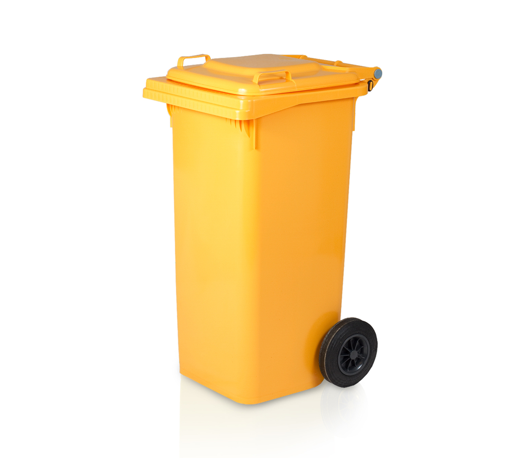 Dustbin 120 l yellow