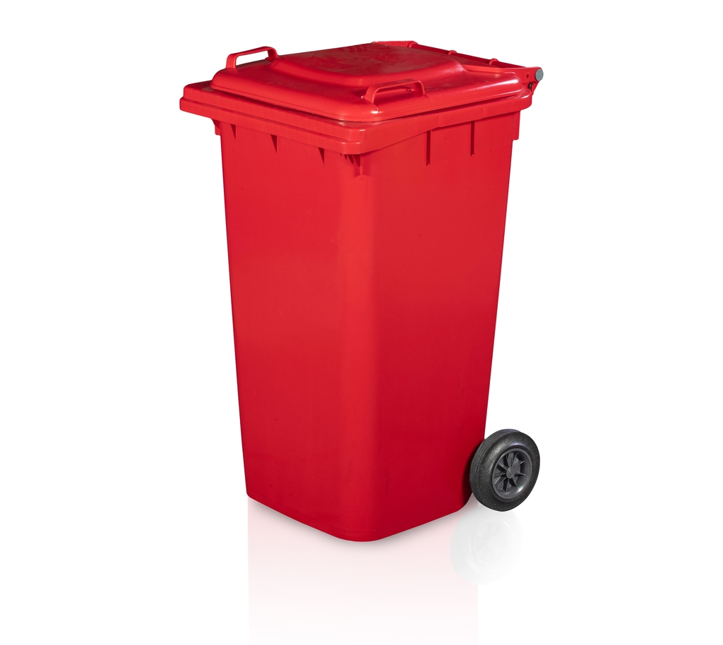 Dustbin 240 l red