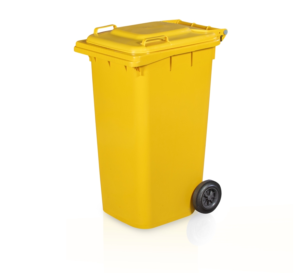 Dustbin 240 l yellow