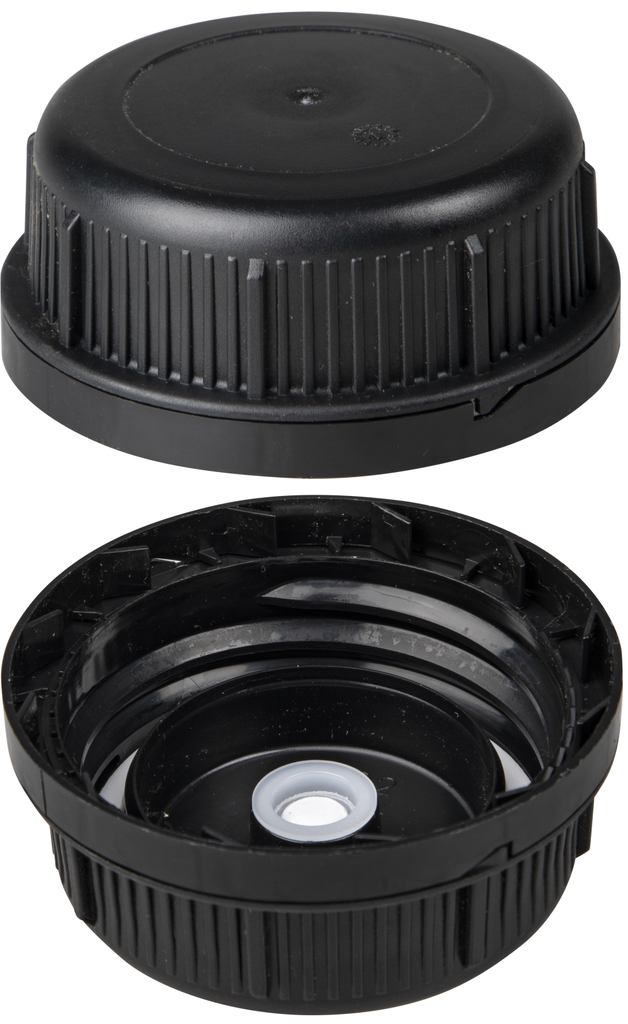 Cap for 40 and 50 l barrels with a vent