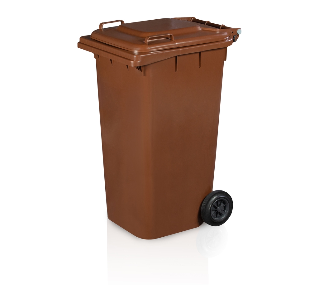 Dustbin 240 l brown