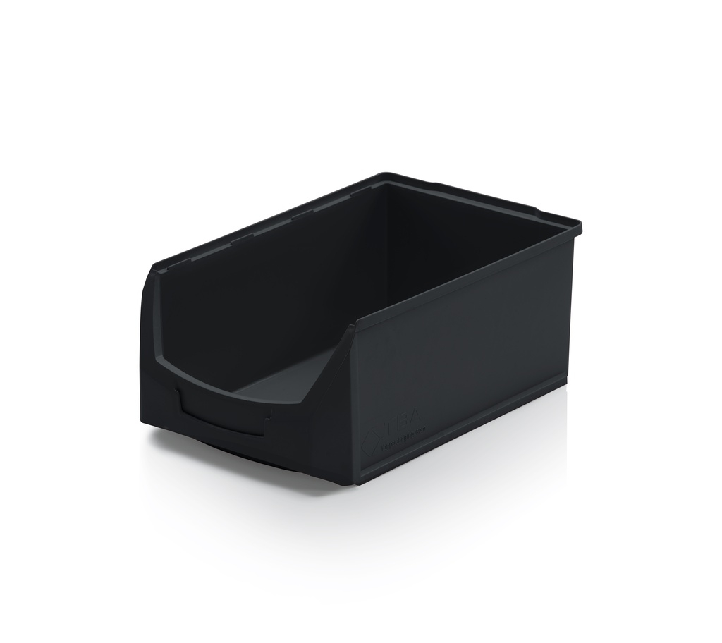 Storage bin D rec. black - 50 x 31 x 20 cm