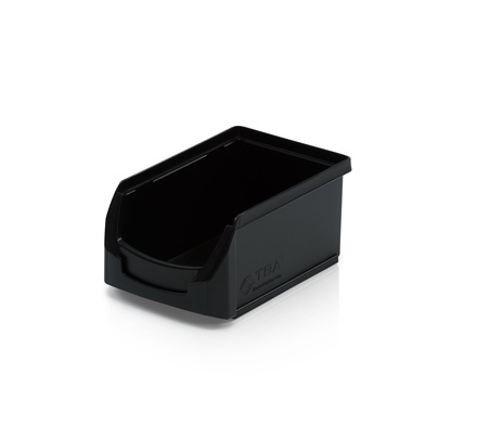 Storage bin A rec. black - 16 x 10.4 x 7.5 cm