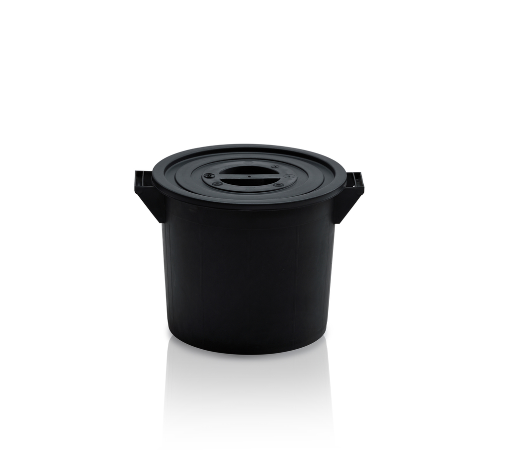 Container 35 l black rec.