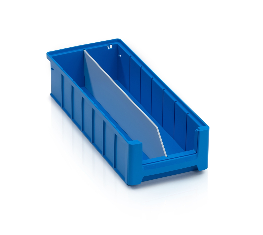 Longitudinal divider for storage racking box - 40x9 cm