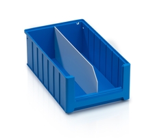 Longitudinal divider for storage racking box - 40x14 cm