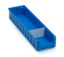 Longitudinal divider for storage racking box - 60x9 cm