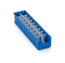 Cross divider with cut-out for storage racking box- 11.7x9 cm