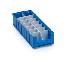 Cross divider with cut-out for storage racking box - 15.6x9 cm