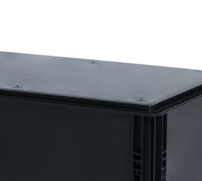 ESD EURO crate 30x20x13,5 with lid