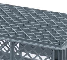 EURO crate perforated 60x40x42