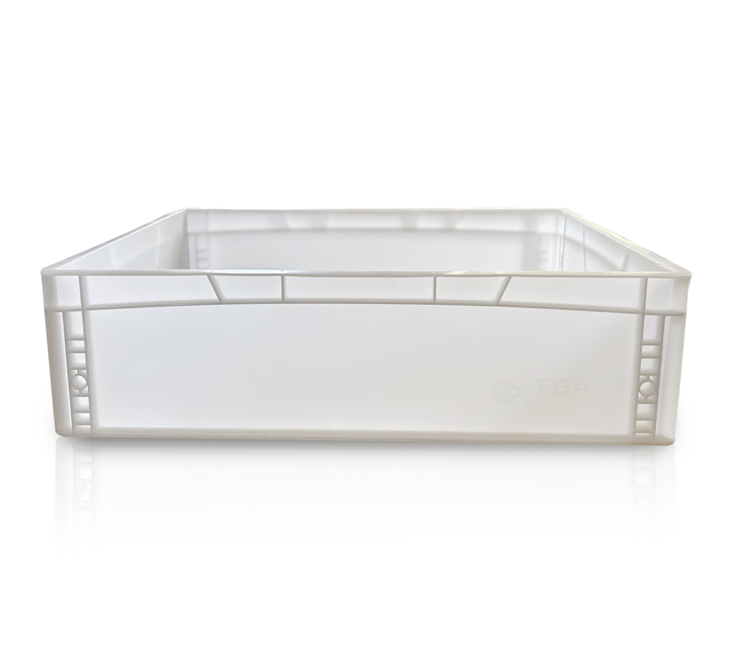 EURO crate 60x40x17 closed handle natural